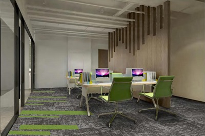 办公室方块地毯